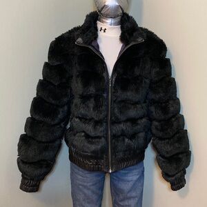 Utex Black Teddy Jacket